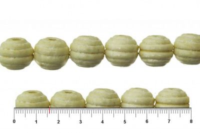 0309-Бусины деревянные "ОмТекс", 16 мм, упак.50+/-3шт, цв.035-белый - купить в Казани. Цена: 62.22 руб.