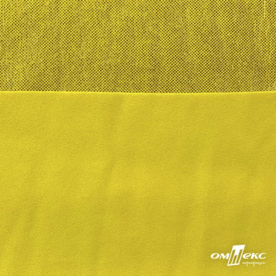 Трикотажное полотно голограмма, шир.140 см, #602 -жёлтый/жёлтый - купить в Казани. Цена 385.88 руб.