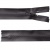 Молния водонепроницаемая PVC Т-7, 20 см, неразъемная, цвет (301)-т.серый - купить в Казани. Цена: 21.78 руб.