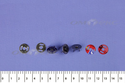 Кнопки магнитные МКМ-02, диам. 18 мм, чёрный никель - купить в Казани. Цена: 14.49 руб.