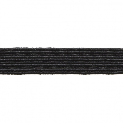 Резинка продежка С-52, шир. 7 мм (в нам. 100 м), чёрная  - купить в Казани. Цена: 637.57 руб.