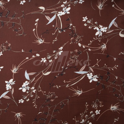 Плательная ткань "Фламенко" 2.2, 80 гр/м2, шир.150 см, принт растительный - купить в Казани. Цена 239.03 руб.