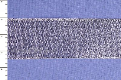 Лента парча MR-25, 25мм (33 м)  серебро - купить в Казани. Цена: 403.62 руб.