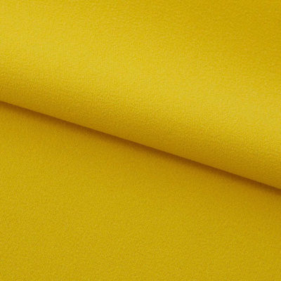 Креп стрейч Амузен 14-0756, 85 гр/м2, шир.150см, цвет жёлтый - купить в Казани. Цена 196.05 руб.