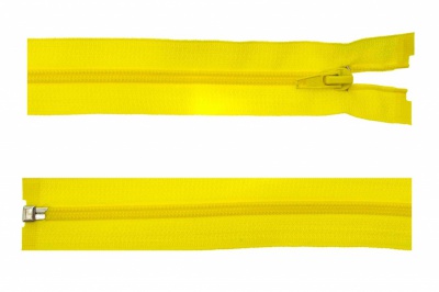 Спиральная молния Т5 131, 90 см, автомат, цвет жёлтый - купить в Казани. Цена: 14.20 руб.
