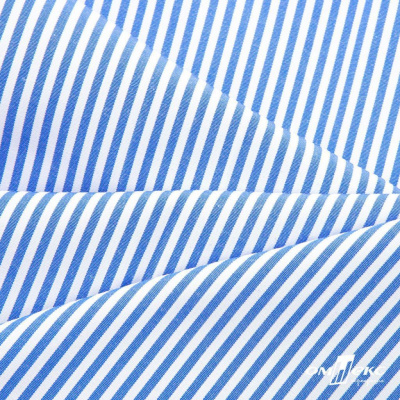Ткань сорочечная Полоска Кенди, 115 г/м2, 58% пэ,42% хл, шир.150 см, цв.3-синий, (арт.110) - купить в Казани. Цена 306.69 руб.