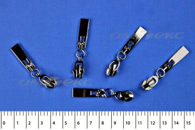 Слайдер декоративный, металлический №1/спираль Т7/никель - купить в Казани. Цена: 6.29 руб.