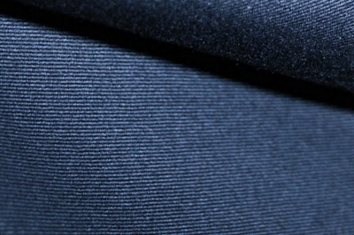 Ткань костюмная 8874/3, цвет темно-синий, 100% полиэфир - купить в Казани. Цена 433.60 руб.