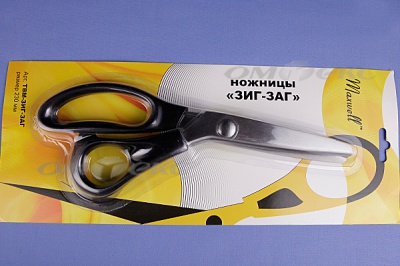 Ножницы ЗИГ-ЗАГ "MAXWELL" 230 мм - купить в Казани. Цена: 1 041.25 руб.