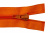 Спиральная молния Т5 849, 75 см, автомат, цвет оранжевый - купить в Казани. Цена: 16.28 руб.