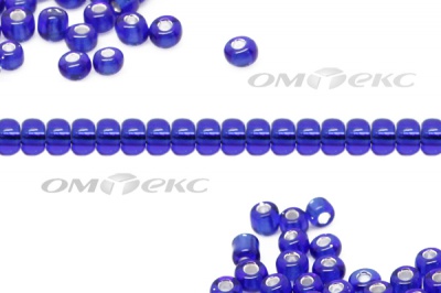 Бисер (SL) 11/0 ( упак.100 гр) цв.28 - синий - купить в Казани. Цена: 53.34 руб.