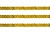 Пайетки "ОмТекс" на нитях, SILVER SHINING, 6 мм F / упак.91+/-1м, цв. 48 - золото - купить в Казани. Цена: 356.19 руб.