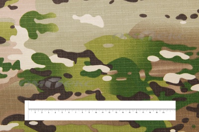 Ткань смесовая рип-стоп камуфляж C#201313, 210 гр/м2, шир.150см - купить в Казани. Цена 244.99 руб.