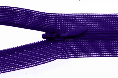 Молния потайная Т3 866, 20 см, капрон, цвет фиолетовый - купить в Казани. Цена: 5.27 руб.