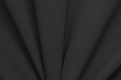 Костюмная ткань с вискозой "Бриджит", 210 гр/м2, шир.150см, цвет чёрный - купить в Казани. Цена 570.73 руб.