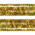 Тесьма с пайетками D16, шир. 20 мм/уп. 25+/-1 м, цвет золото - купить в Казани. Цена: 778.19 руб.