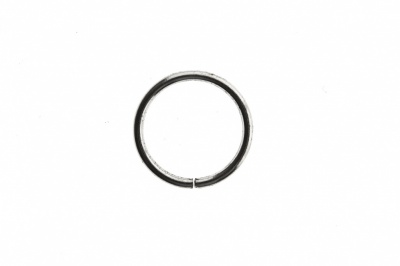 Кольцо металлическое d-15 мм, цв.-никель - купить в Казани. Цена: 2.45 руб.