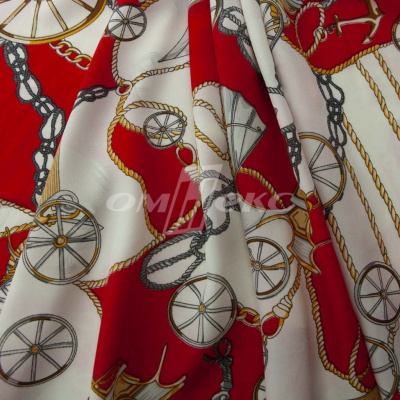 Плательная ткань "Фламенко" 13.1, 80 гр/м2, шир.150 см, принт этнический - купить в Казани. Цена 241.49 руб.