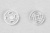Кнопки пришивные пластиковые 11,5 мм, блистер 24шт, цв.-прозрачные - купить в Казани. Цена: 59.44 руб.