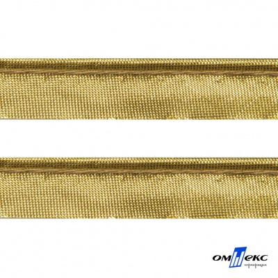 Кант атласный 136, шир. 12 мм (в упак. 65,8 м), цвет золото - купить в Казани. Цена: 433.08 руб.