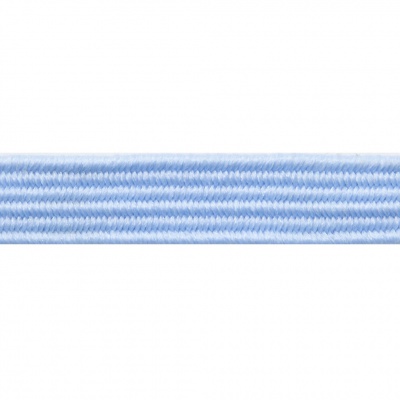 Резиновые нити с текстильным покрытием, шир. 6 мм ( упак.30 м/уп), цв.- 108-голубой - купить в Казани. Цена: 155.22 руб.