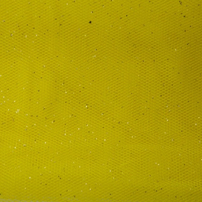 Сетка Глиттер, 24 г/м2, шир.145 см., желтый - купить в Казани. Цена 118.43 руб.